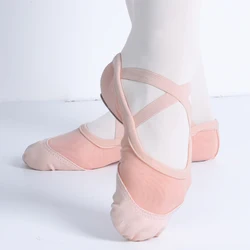 Elastic Mesh Ballet Shoes for Women Adult Soft Split Sole Girls Ballet Slippers High Quality Breathable Ballerina Dance Shoes