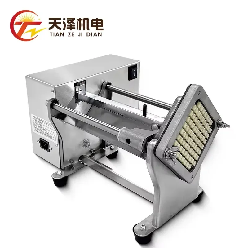 2026 Professional Factory Direct Sales Electric Potato Slicer, Stainless Steel Fresh French Fries Potato Machine
