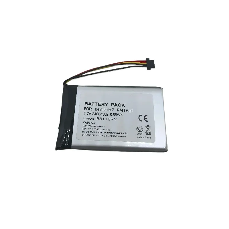 [1ICP7/42/70] for GPS TomTom GO Exclusive 3.7V 2400mAh Car GPS Navigation Device Lithium Rechargeable Battery