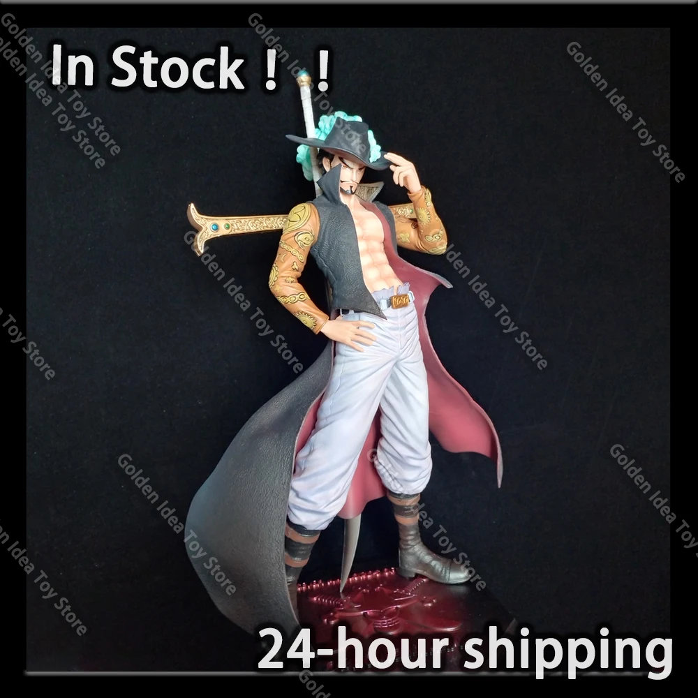 

In Stock 28cm ONE PIECE Anime Figure Dracule Mihawk Figures PVC Statue Model Collection Desk Decor Toys Gifts