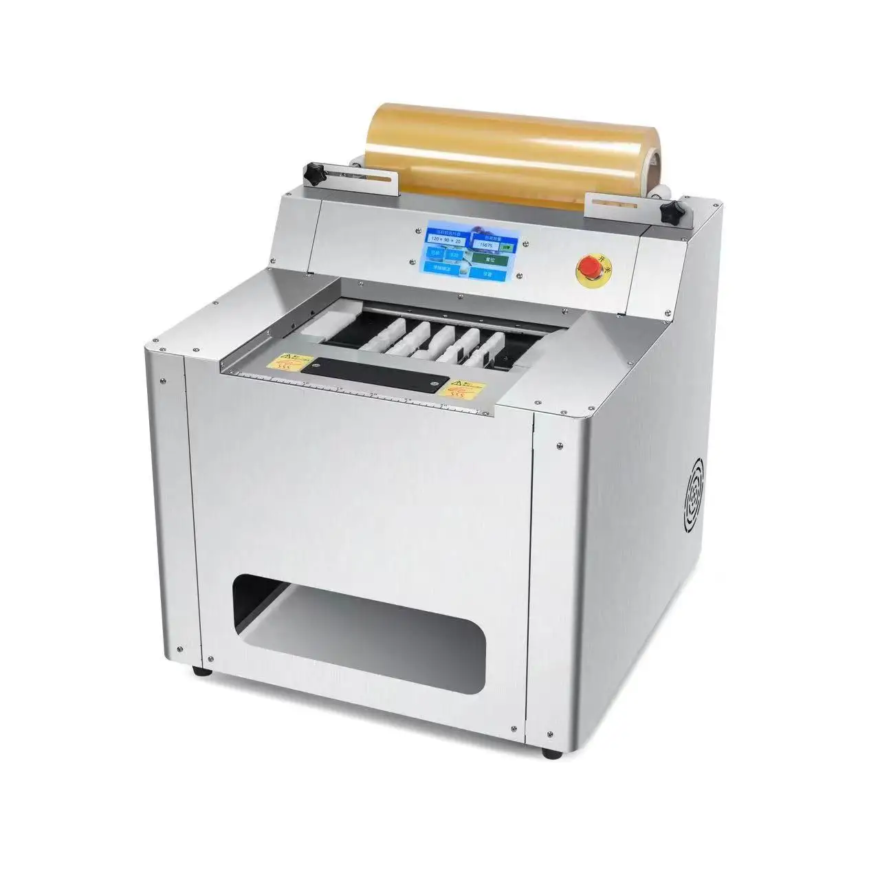 2026-DJF-450T/A Semi Automatic Container  Plastic Cling Film Wrapper High Quality Wrapping Machine
