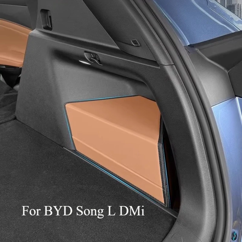 For BYD Song L DMi Side Trunk Storage Box, Cargo Area Organizer Bin, Car Trunk Side Slot Divider, Interior Accessories