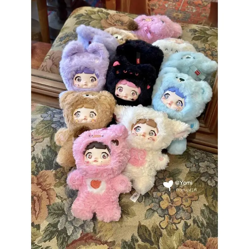 الأصلي nommi لطيف غير توقف صندوق أعمى تمثال غامض لطيف العصرية الزخرفية العنصر دمية دمية نموذج عيد ميلاد مهرجان فتاة هدية