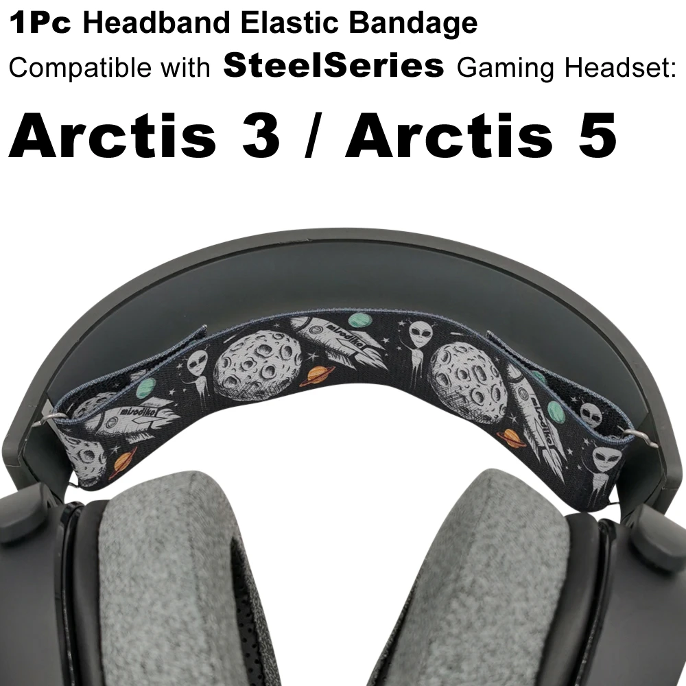 misodiko Headband Elastic Bandage Replacement for SteelSeries Arctis 5, Arctis 3 Gaming Headset