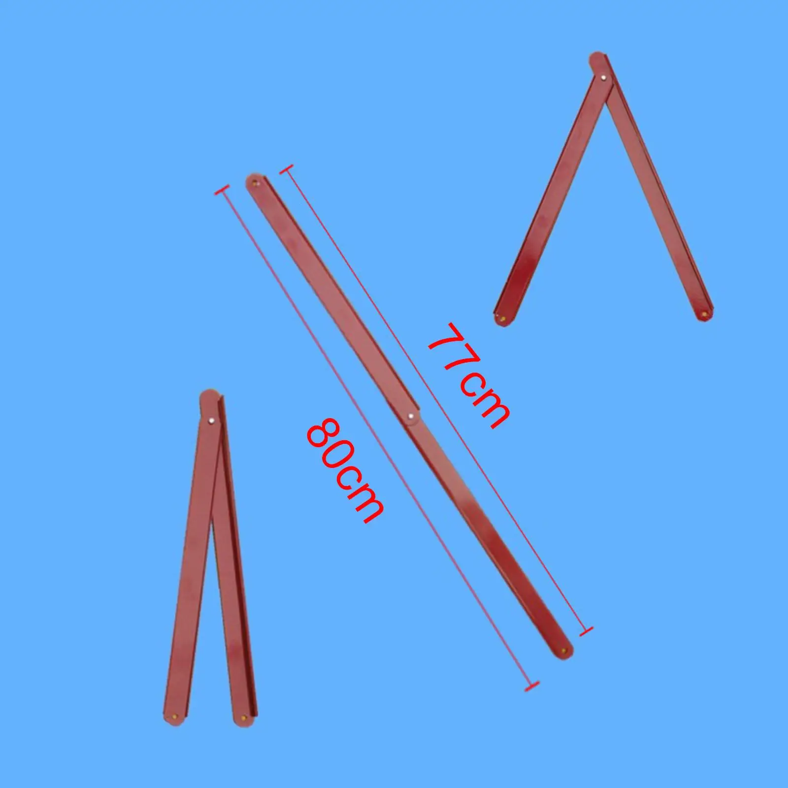 Folding Step Ladder Hinge, Fixed support hinge, Durable Stepladders Reinforced Tie Rod Replacement rod