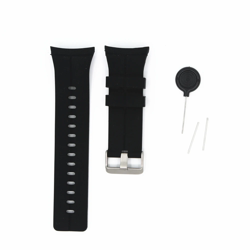 Silicone replacement strap compatible with Suunto Spartan Ultra bracelet black