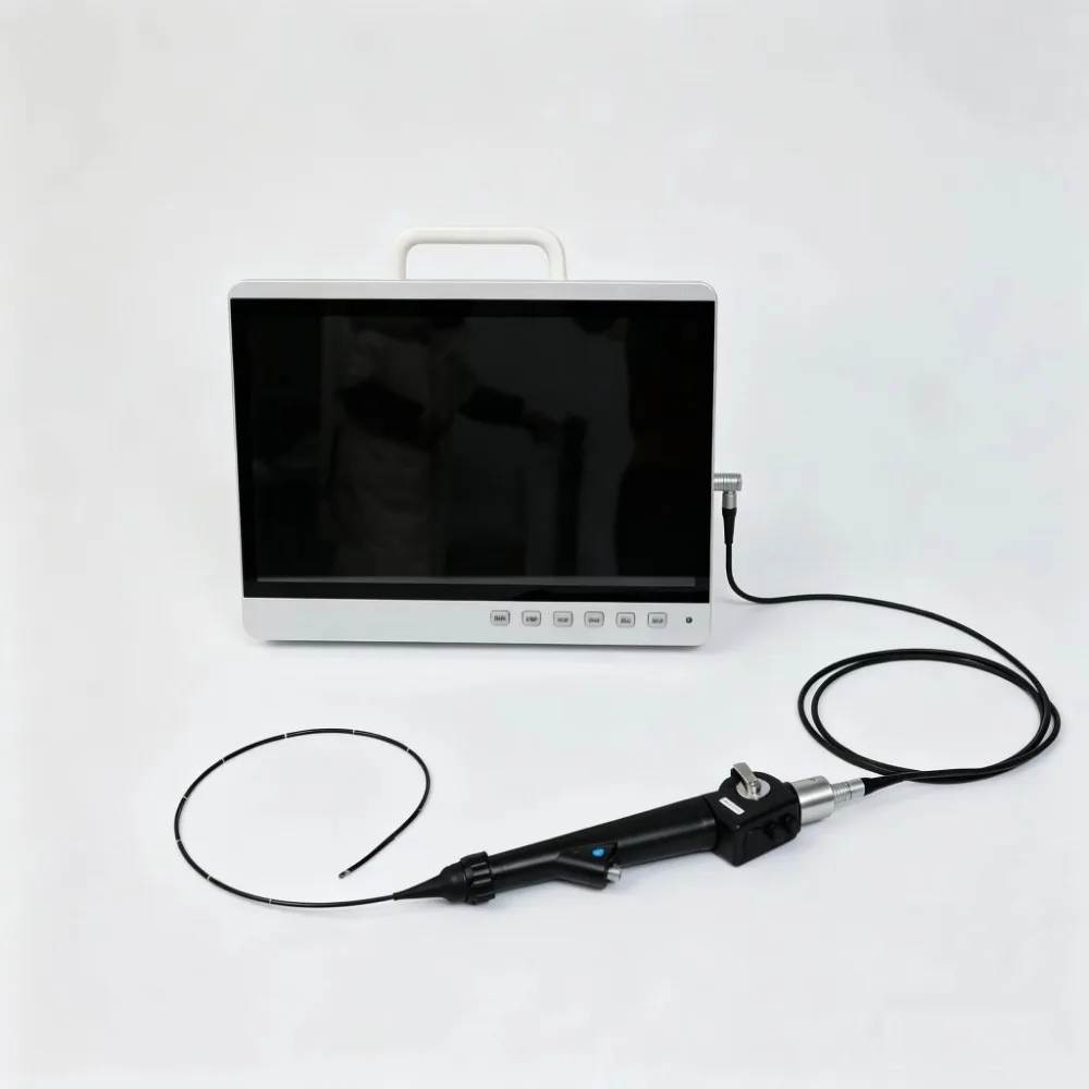 Best Selling Canine Clinic Portable Flexible Fiber Optic Endoscope Handheld Veterinary Gastrointestinal Endoscope Bro