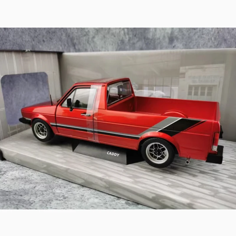 Solido Diecast 1/18 Scale 1982 Caddy MK 1 Pickup Truck Alloy Simulation Car Model Collection Souvenir Static Display Gifts Toys