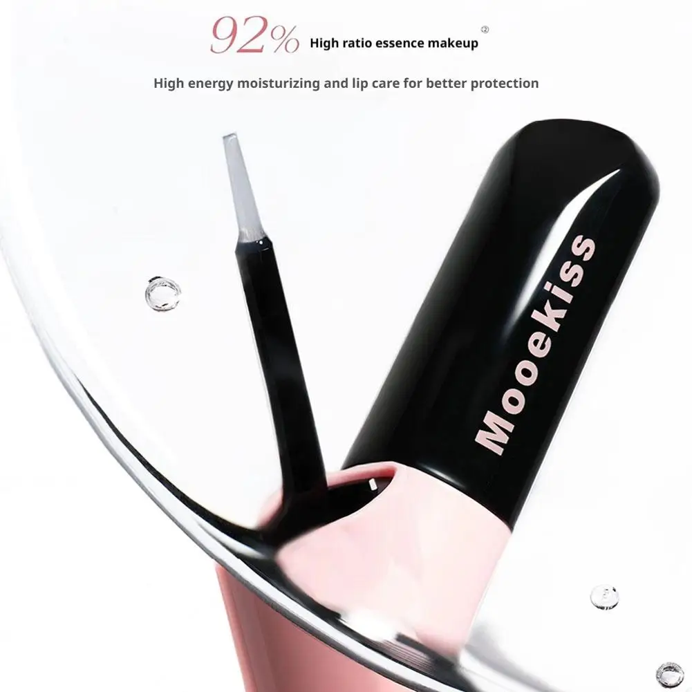 Cabeça dupla espelho água luz lábio esmalte à prova dwaterproof água brilho labial fosco veludo batom líquido duradouro sexy vermelho lábio maquiagem