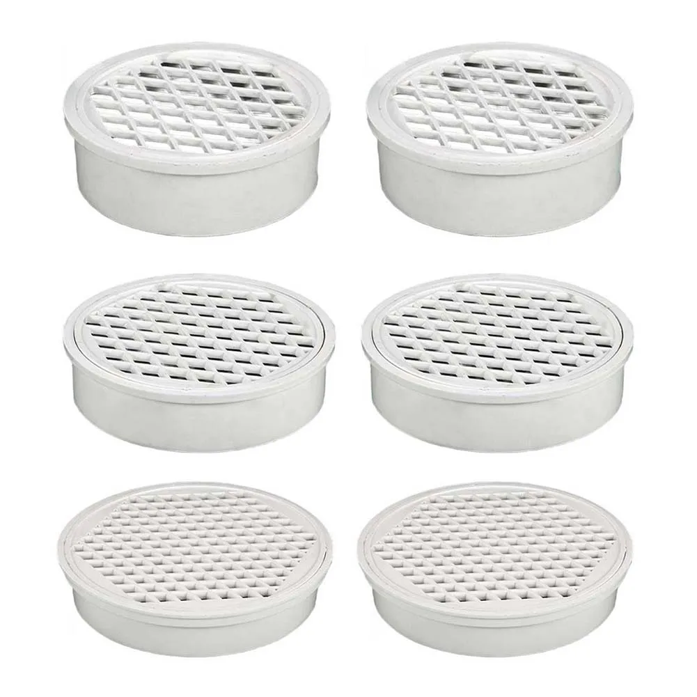 Kit de filtres de vidange polyvalents 160 mm pour la maison – Protection de drain en maille, filtre à eau, installation facile, design encastrable