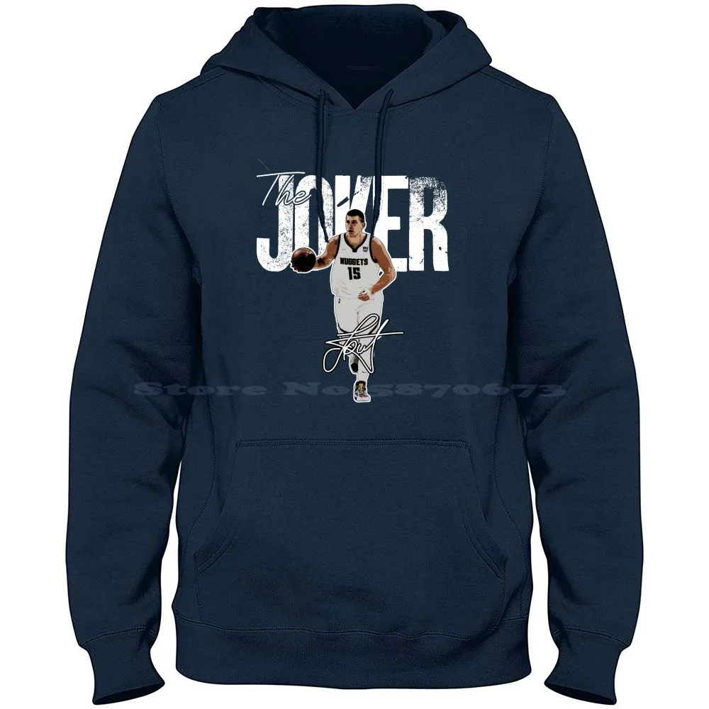 Nikola Jokic The Joker Basketball Denver Signature Vintage Retro 80S 90S Bootleg Rap Style 100% Cotton Hoodie T Shirt Nikola