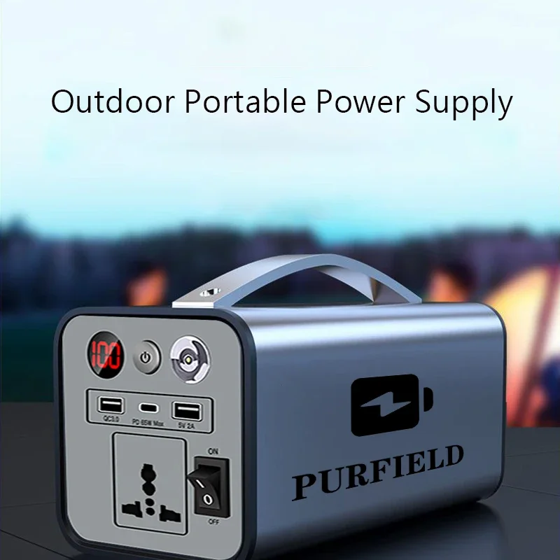 180W Portable Power Station 110V 220V Solar Generator 32000mAh Power Station Emergency Power Bank for Home Camping