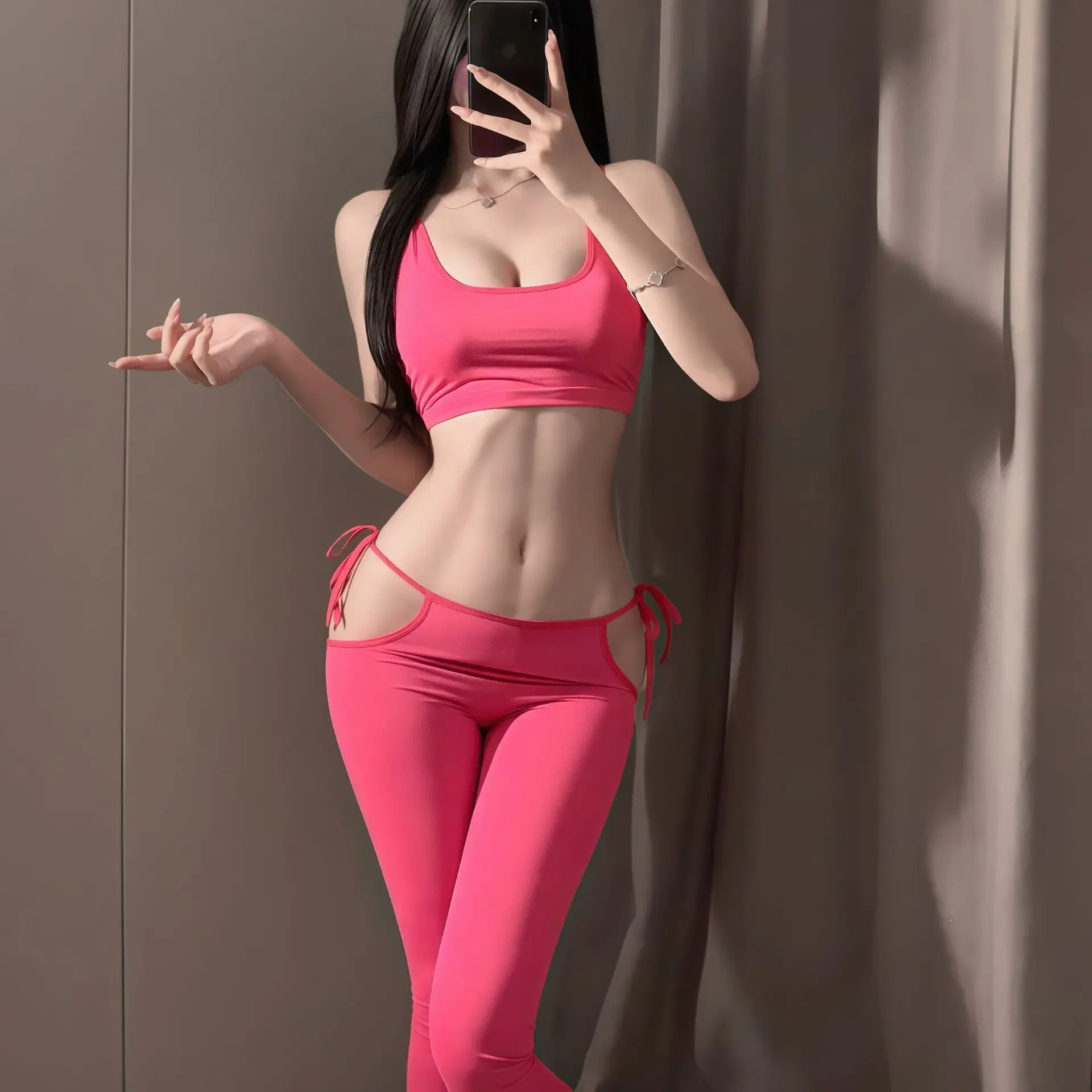 سراويل يوجا ضيقة مثيرة يمكن ارتداؤها ملابس حميمة مغرية غير ملابس أمين موحدة التخسيس ضيقة استخدام خاص الملابس #3