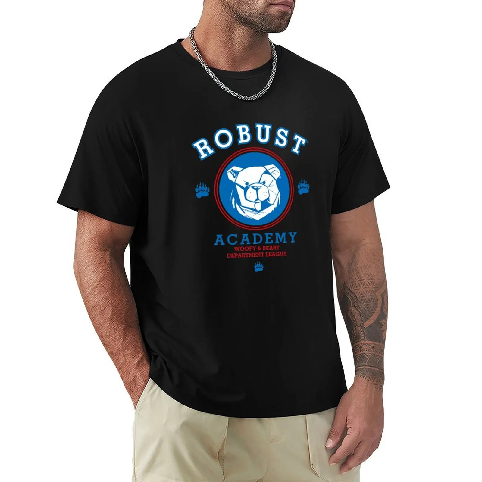

ROBUST BEAR ACADEMY 2 BIG T-Shirt hippie clothes funny costumes new gifts and t-shirts Men's t-shirt