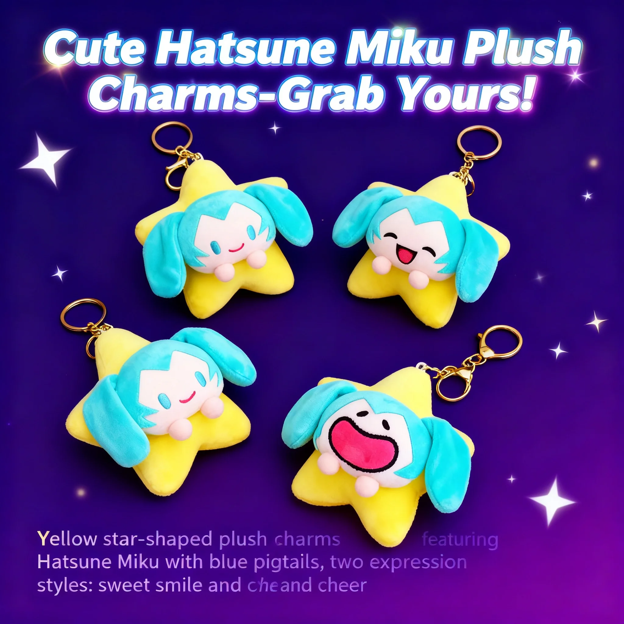 

Новый плюшевый брелок Хатсуне Мику, 4 дюйма, милая кукла-подвеска для сумки, игрушка для автомата-хватайки, оптовая продажа