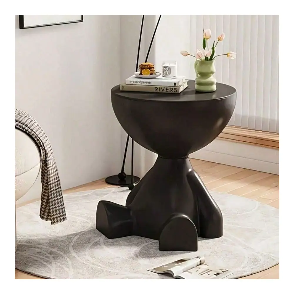 

Piece 2In1 Modern Creative BearShaped Storage Cabinet Bedside Table, Creative Bedside Table, Home Sofa Side Rack, Bedroom Balco