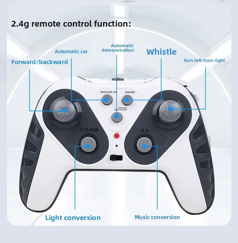 Coche de control remoto 2,4G simulación de estacionamiento automático efecto de sonido deriva coche de juguete eléctrico ideal modelo Xiaomi regalo para niños
