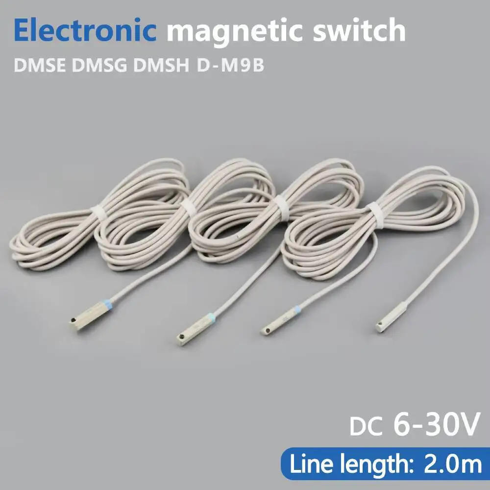

Cylinder Electronic Magnetic Switch Limit Sensor High Sensitivity Waterproof And Oil-proof 2-meter Cable D-M9B DMSH DMSG DMSE