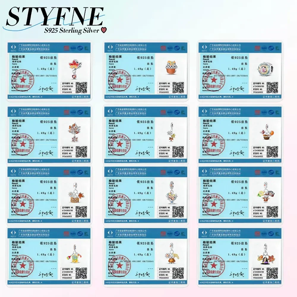 الأصلي 925 فضة الأحمر القلب قلادة الأخضر الزركون فراشة الخرز صالح سوار سحر النساء المجوهرات Diy هدية الإكسسوار