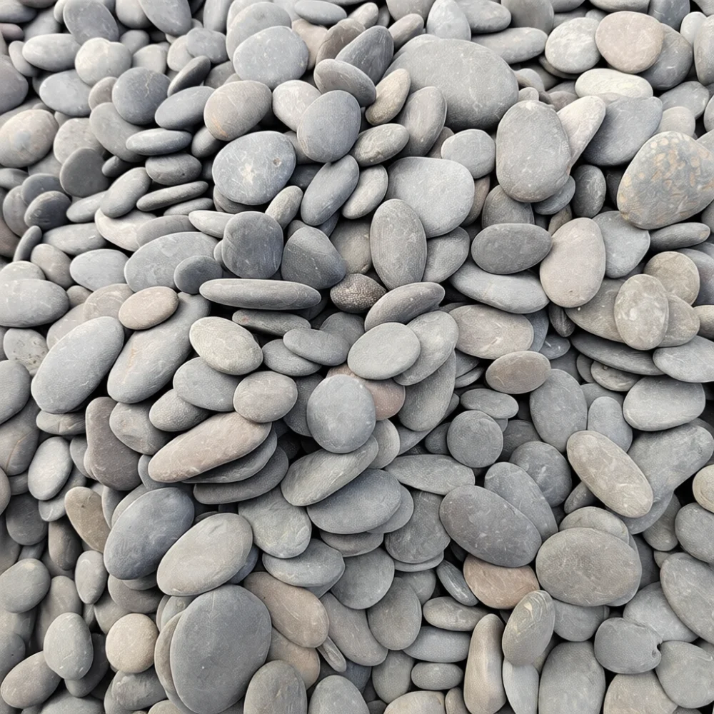 Creative Black Painting Rocks Natural Decorative Stones For Acrylic Painting DIY Craft Supplies Home Garden Ornaments