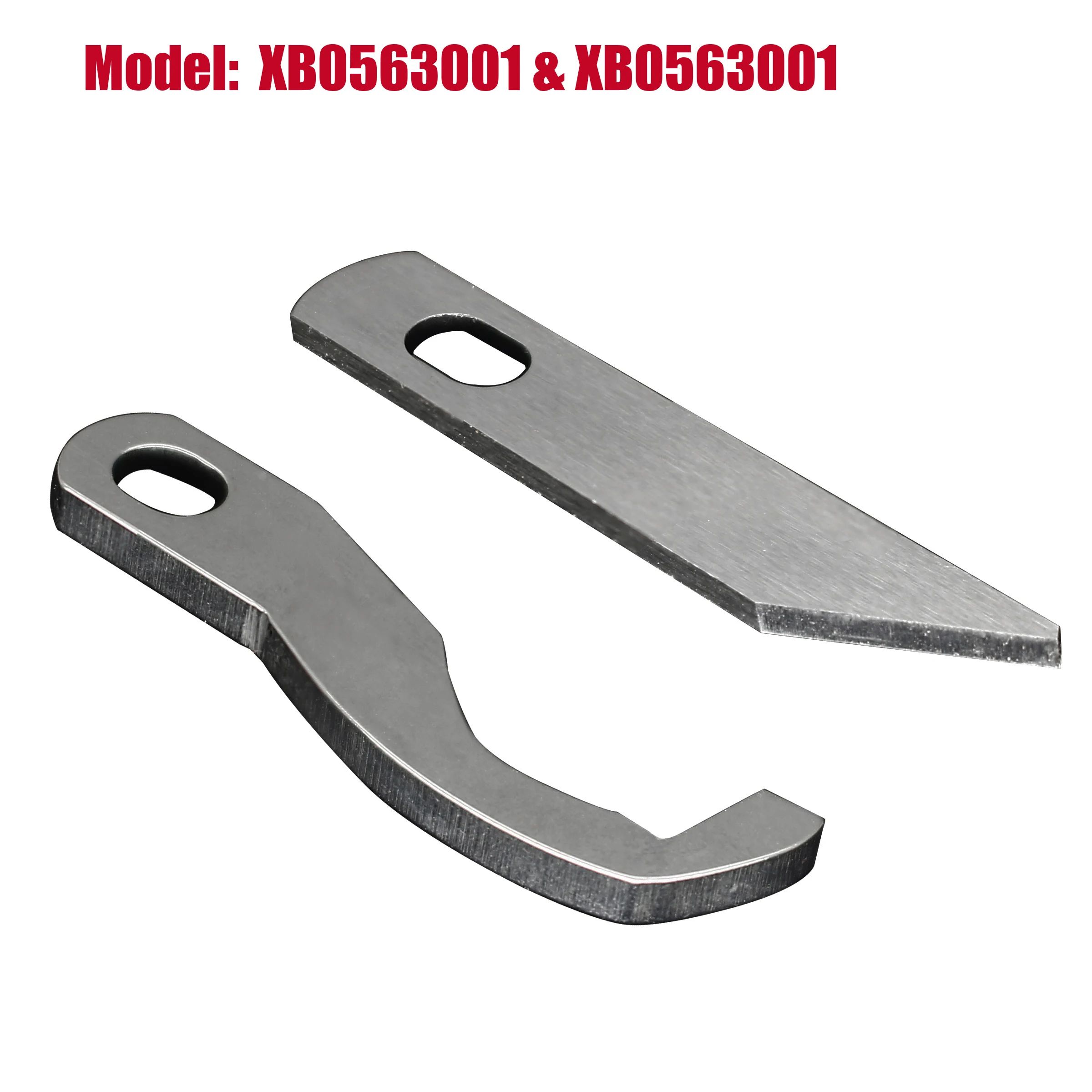 2PC Serger Knife Overlock Blade XB0563001 X77683001 Upper & Lower Knife for Brother 925D 929D 1034D 1134D Sewing Accessories