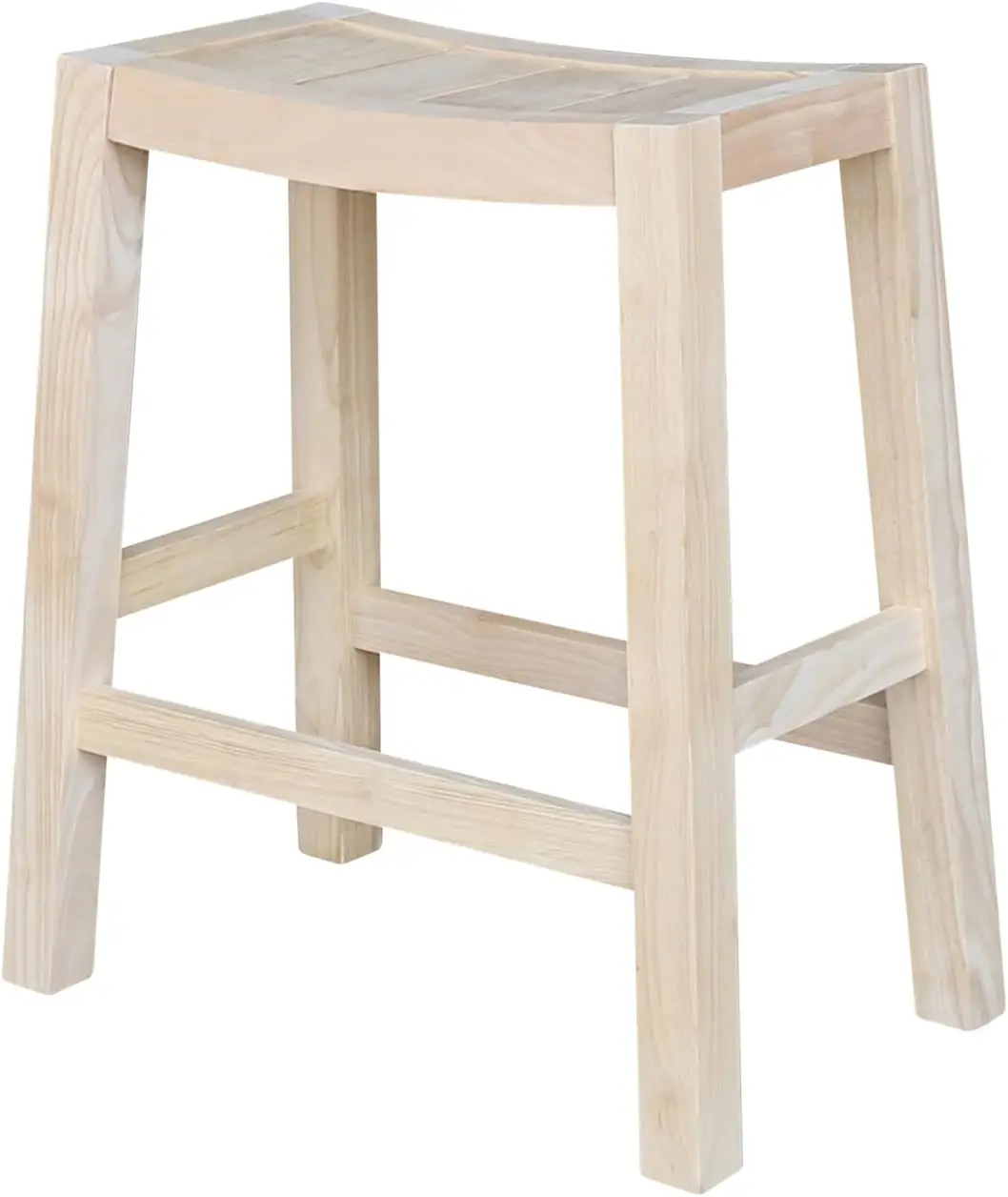 

International Concepts Ranch, 24-Inch, Ready To Finish Stool, Unfinished
