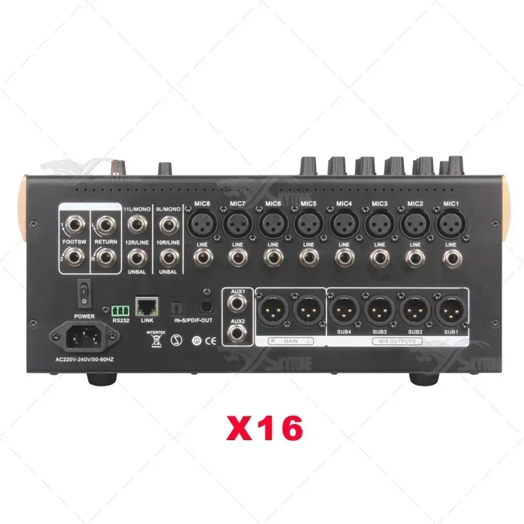 X16 Skytone Audio Mixing Console Digital Sound Mixer Studio Equipment