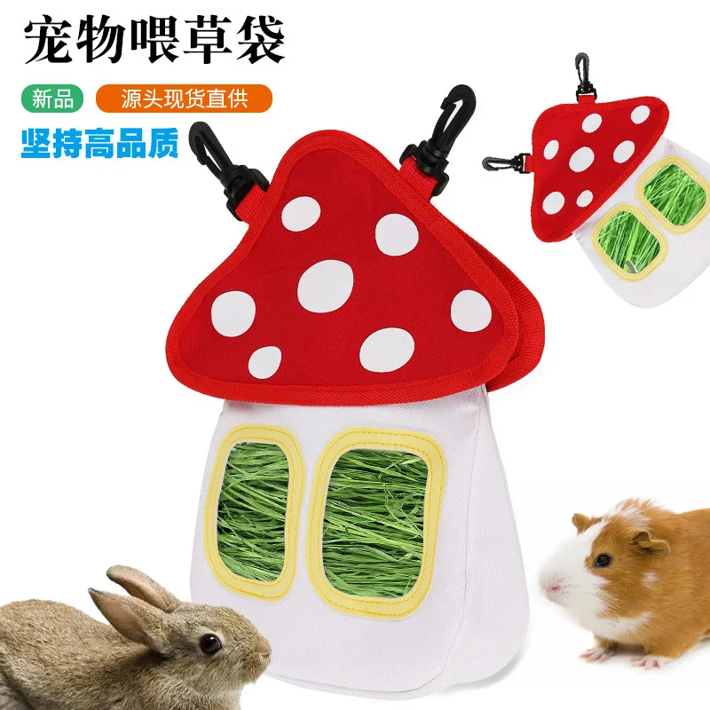

New product: Cute rabbit feeding bag, high-quality Totoro, hamster and hay feeder