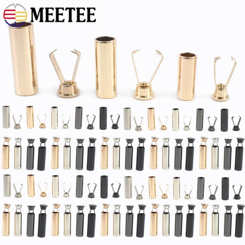 

10-30Pcs Metal Cord End Stopper Rope Tip Buckle for Hoodie Pants Drawstring Bag Strap Tail Clip DIY Garment Sewing Accessories