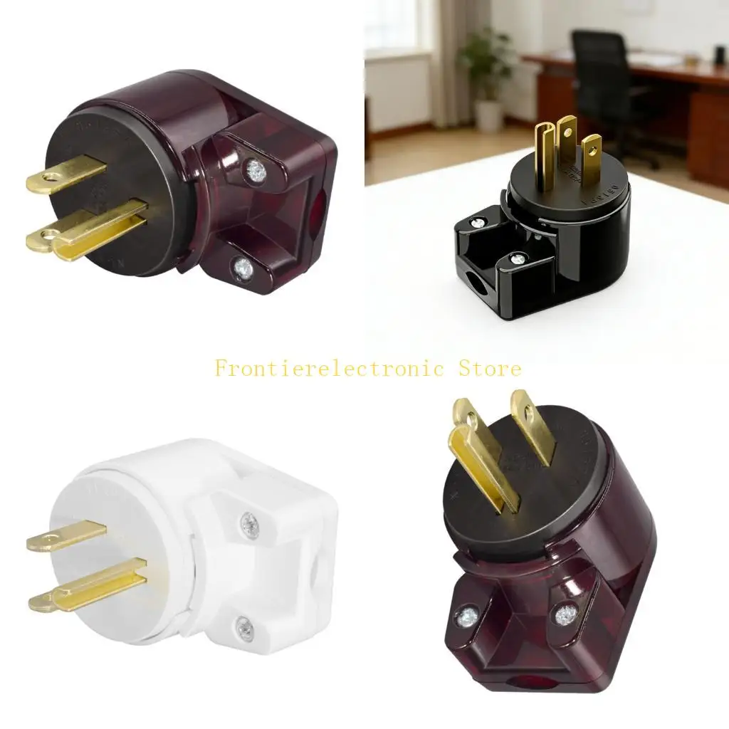 G8DB Reliable Brassed Terminal 3Pole Male Plug NEMA 5 15P 15A 125V Flame Rating 94V 0
