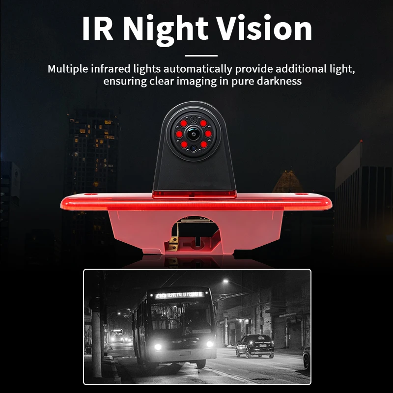 AHD Car Brake Light Rear View Backup Camera Waterrpoof  Night Vision For Citroen Jumpy Peugeot Expert Toyota Proace 2007-2016