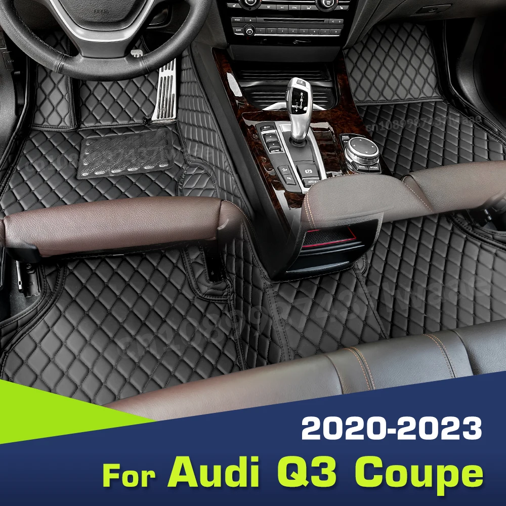 

Автомобильные коврики для Audi Q3 Coupe 2020 2021 2022 2023, пользовательские автомобильные подушечки для ног, автомобильный ковер, аксессуары для интерьера