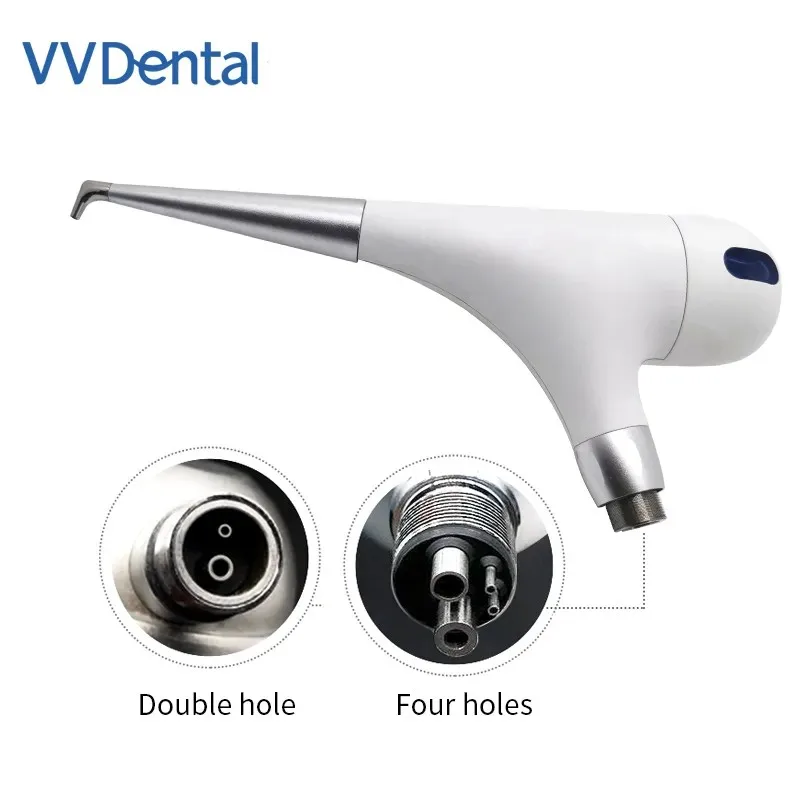 

VVDental Air Prophy Unit Tooth Whitening Sandblasting Gun Spray Polisher 2/4 Hole Jet Air Dental Polisher PV-3 Dental Tools