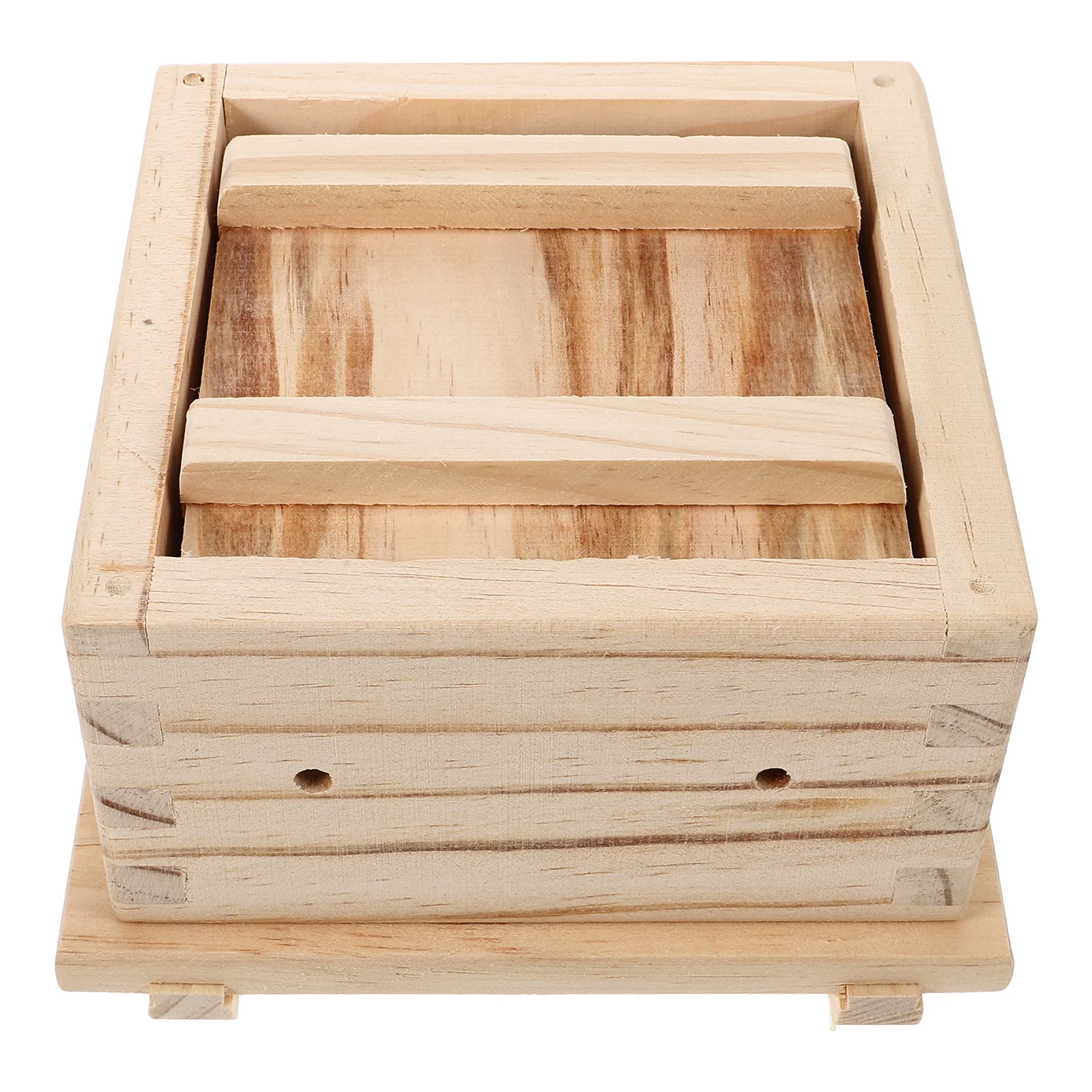 

DIY 12x12x8cm Homemade Soybean Curd Presser Kitchen Tool Tofu Maker Mold Bean Curd Making Mold Tofu Pressing Tool