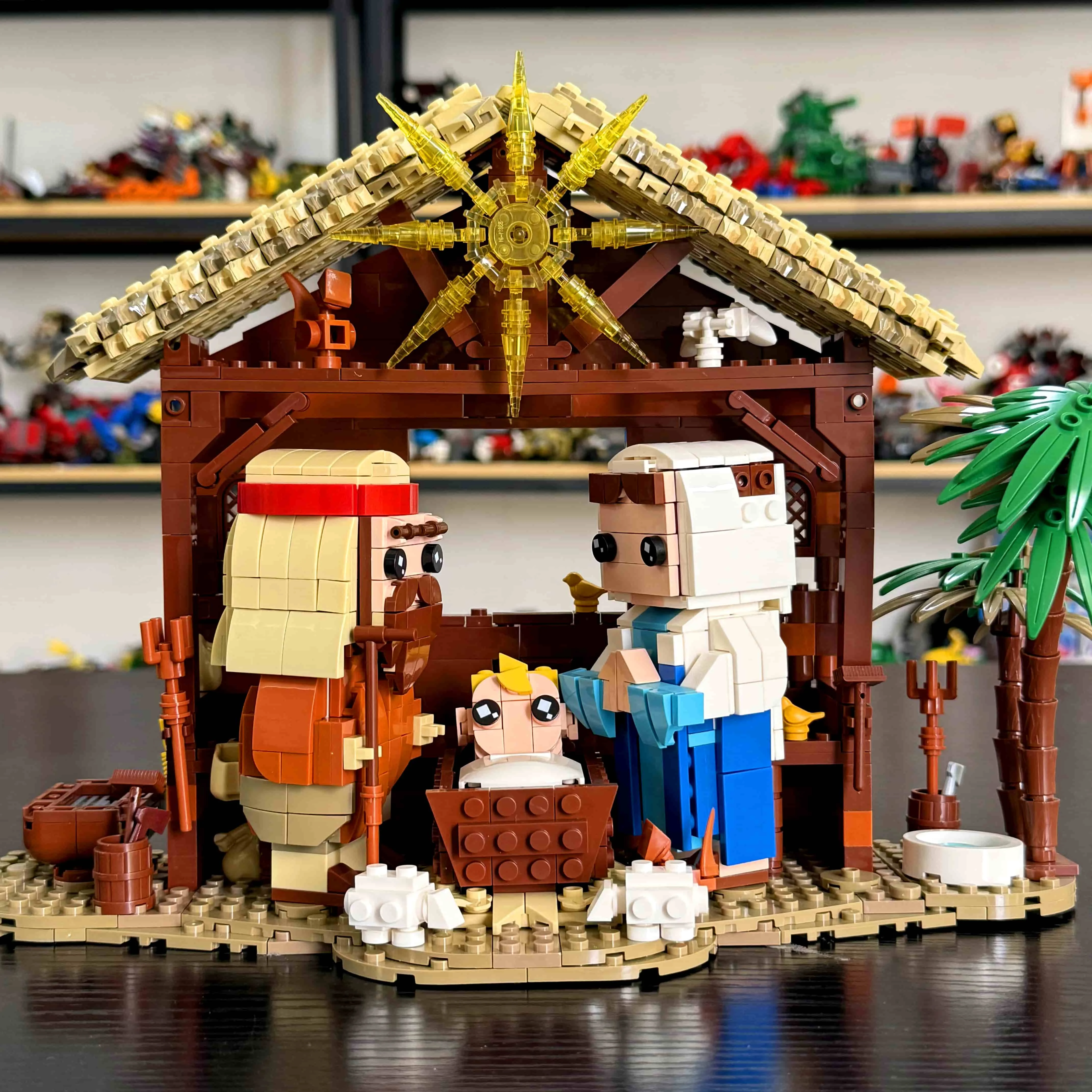 

1050pcs Jesus Building Block Set, The Nativity Set, Building Toy of Faith Series, Bible Story, Christian Gift fofor Adults