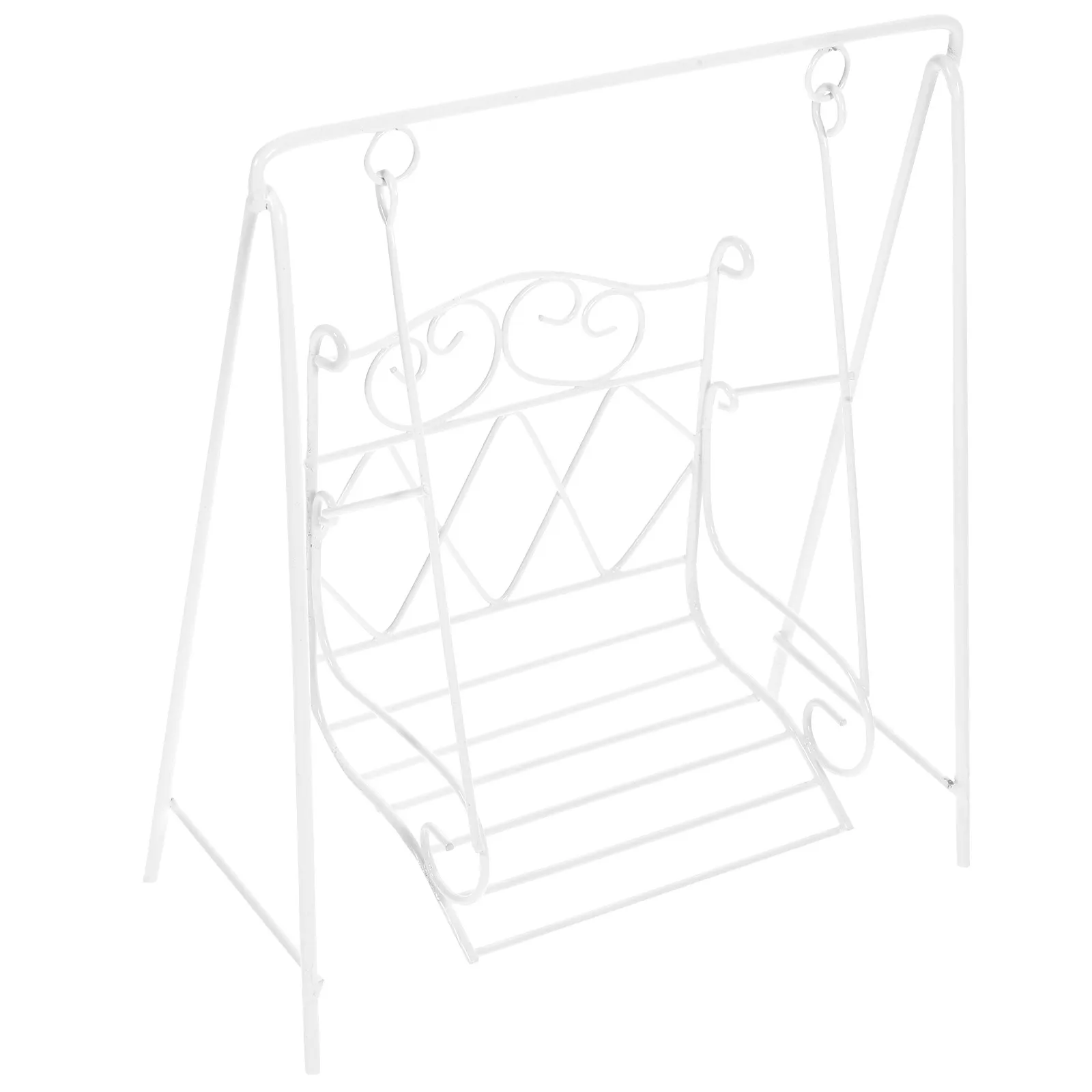 

Компактные мини-качели: очаровательный маленький декор для дома и сада, аксессуар для миниатюрного домика, подарок для детей, миниатюрные аксессуары для дома