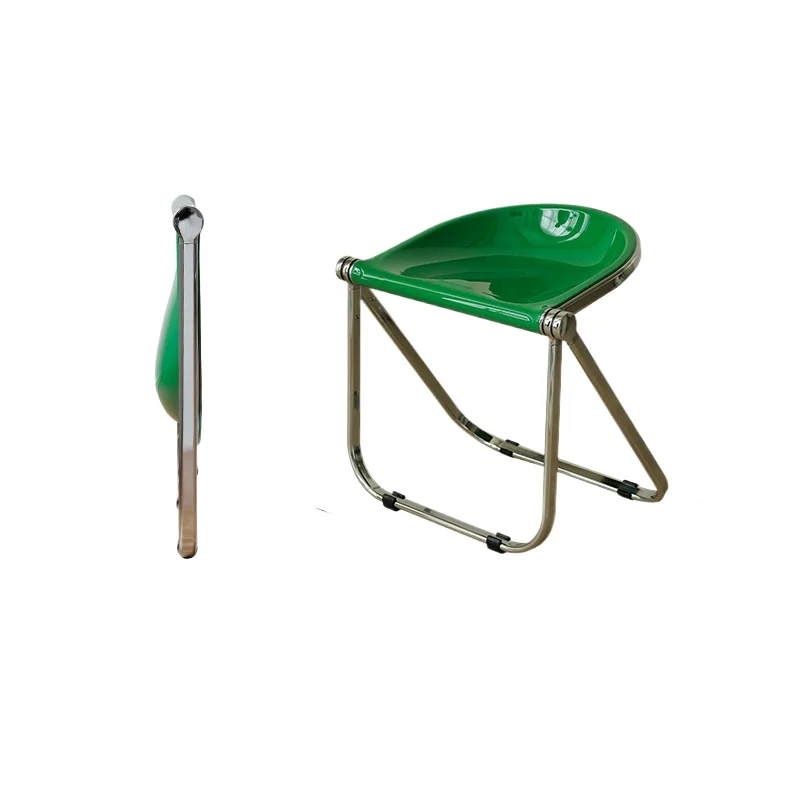 

Средневековый обеденный стул, интернет-знаменитости, минималистичный повседневный стул в кремовом стиле, складной стул для столовой, спальни, туалета для макияжа