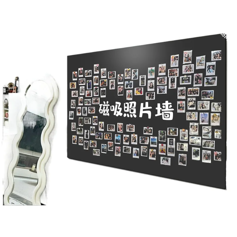 

Magnetic board photo wall refrigerator sticker display board background blackboard wall sticker display wall decoration