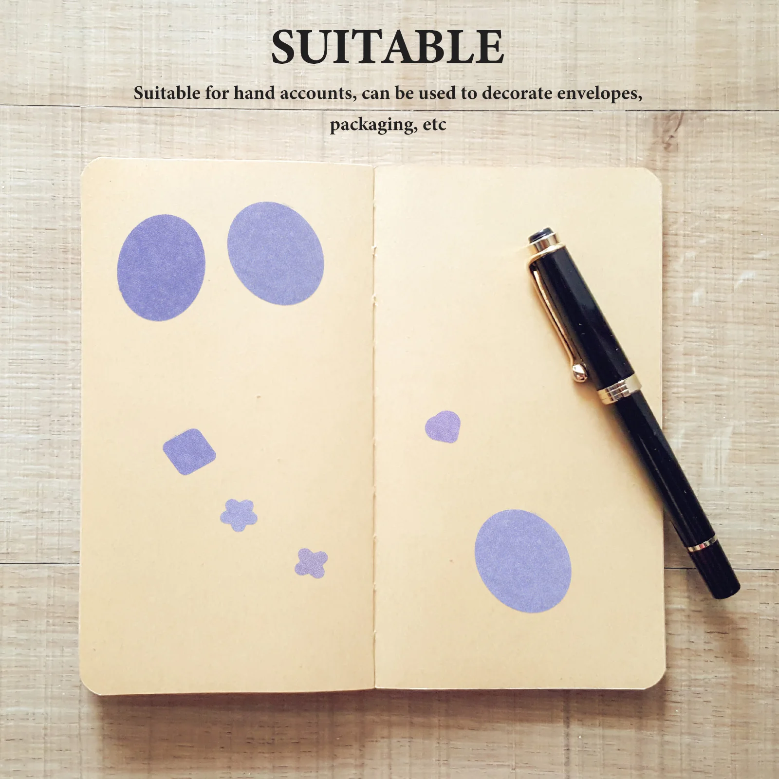 

12 Sheets Washi Paper Stickers Colorful Geometric Shapes DIY Journal Planner Scrapbooking Supplies Cute Japanese Stationery