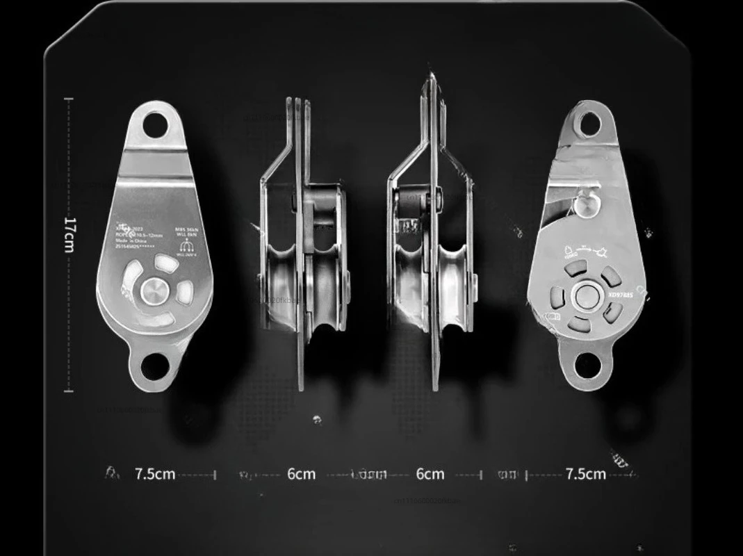 Lifting Self-locking Pulley, Lifting and Labor-saving Lifting Double Force System, Special Equipment for Aerial Work 1pcs