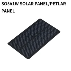 Mini Solar Panel USB Solar Panel Charger 5V 1W Outdoor Hiking Camping Portable Battery Mobile Phone Charging Bank Charging Panel