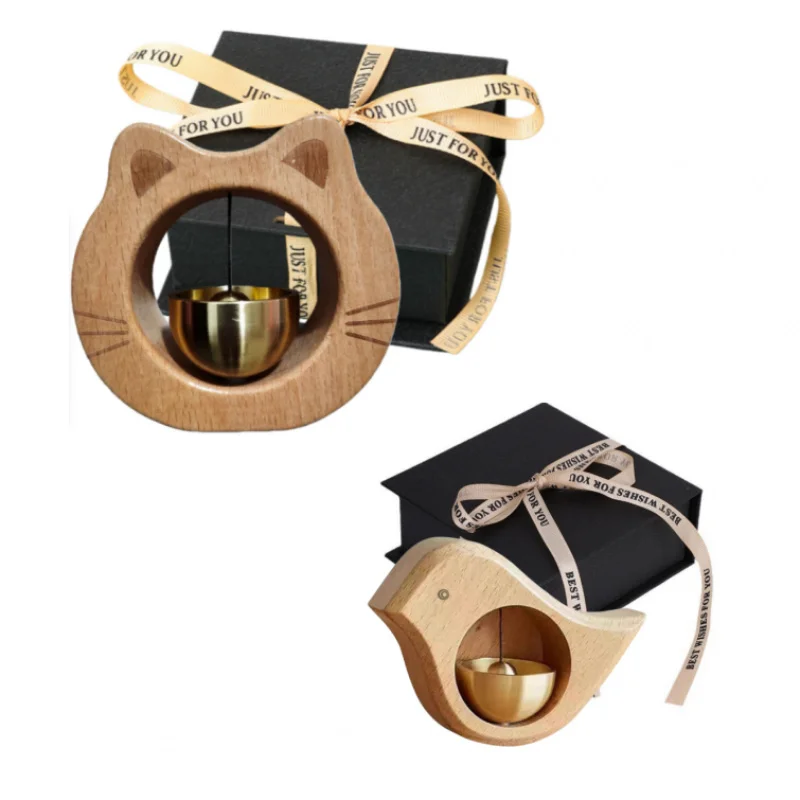 2PCSDoor-mounted entry reminder bell, door chime, dopamine-inducing doorbell, wind chime, hanging decoration, creative gift