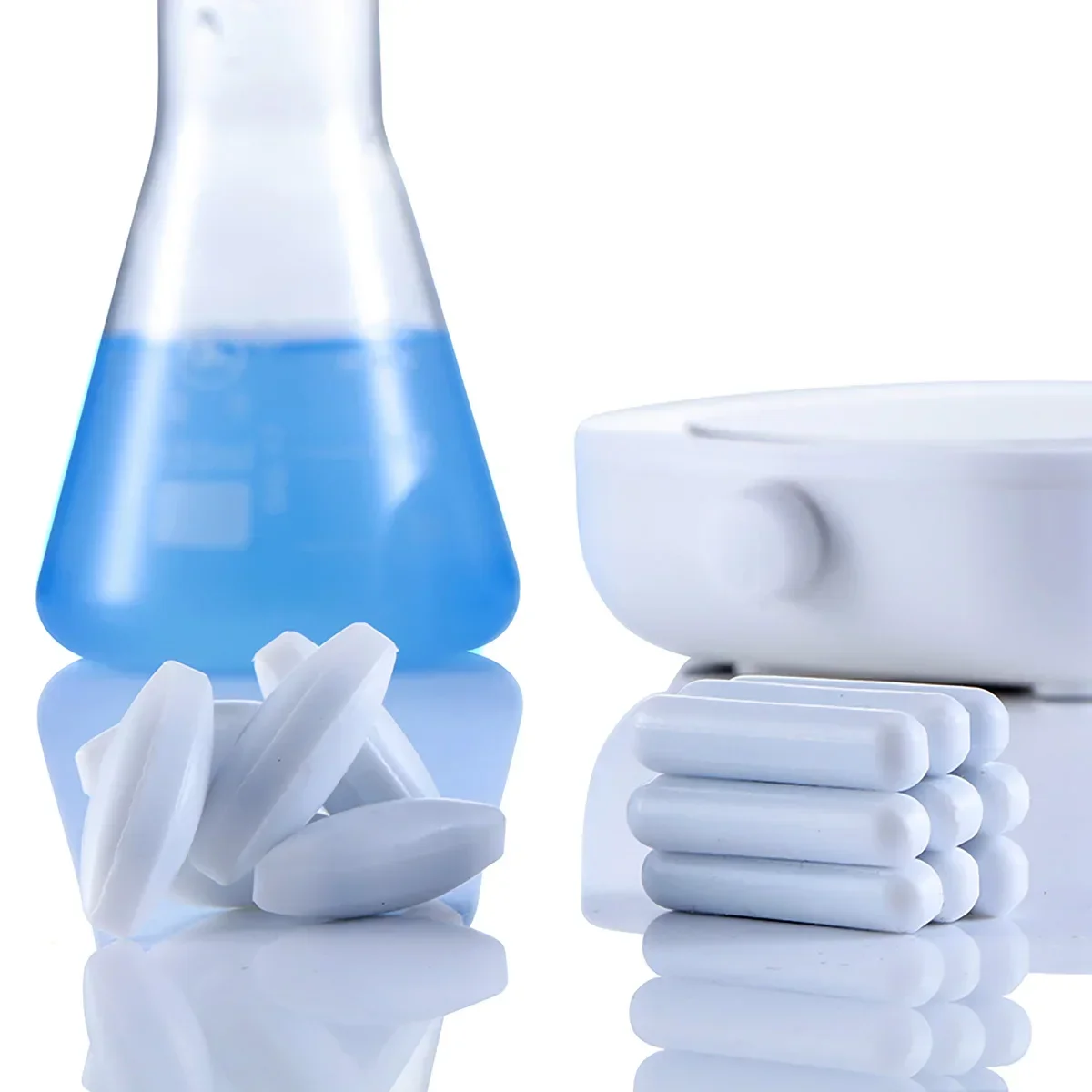 5PcsType C محرك مغناطيسي البارات PTFE محرك مغناطيسي خلاط اثارة البارات ل مختبر تجربة طول 5 مللي متر-30 مللي متر