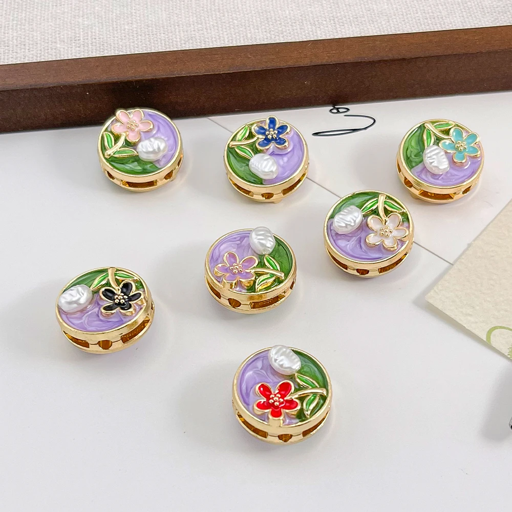 Cordial Design 30Pcs 21*21MM Alloy Beads/Hand Made/DIY Beads/Paint Effect/Round Shape/Jewelry Findings & Components #19474