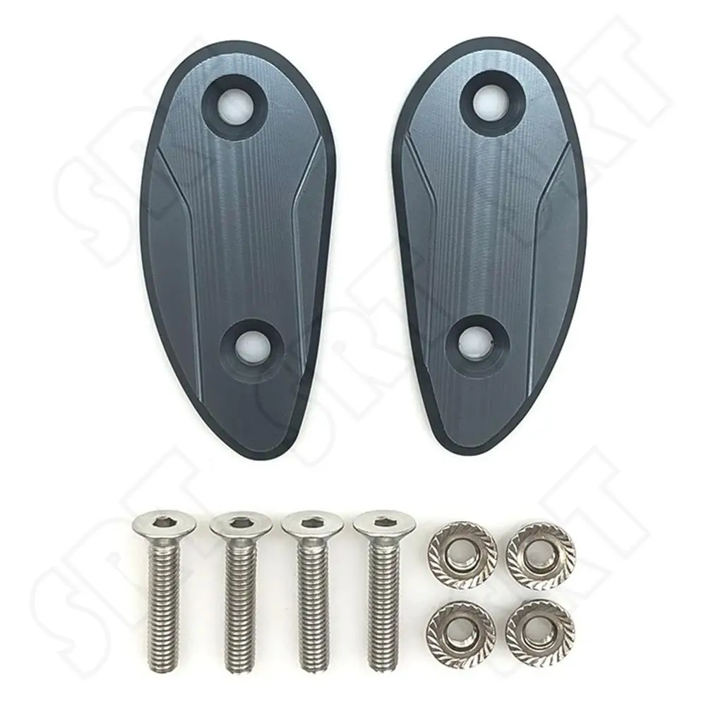 Adatto per Honda CBR1000RR CBR 1000RR SP SP2 ABS 2017-2023 Moto Specchio Blanking Piastre Foro Decorativo Coperture Spina Blocchi