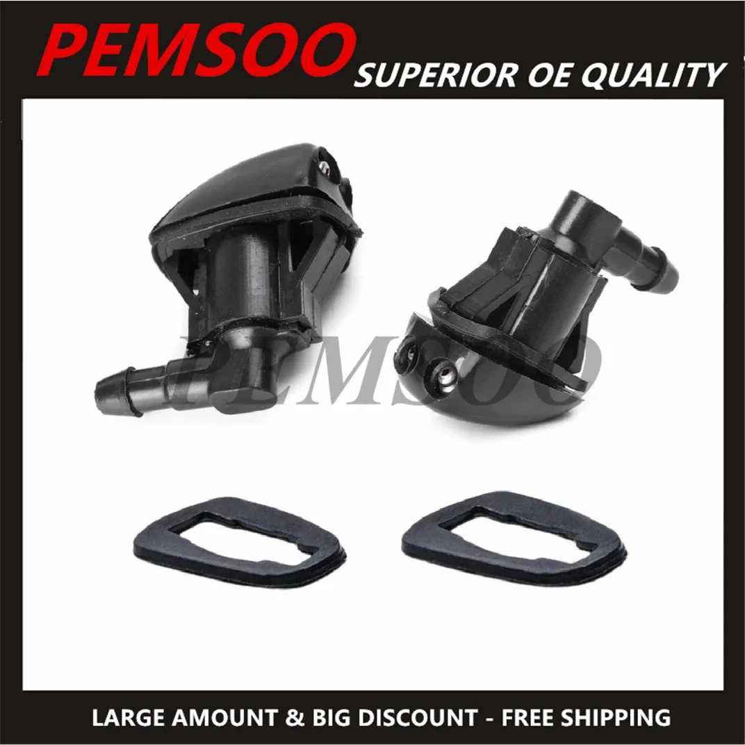 New 2PCS Windshield Washer Fluid Nozzle Spray Sprayer 85381-04040 8538104040 For Toyota Tacoma 2005 2006 2007 2008 2009 2010