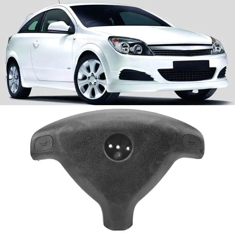 Black Steering Wheel Cover for Vauxhall Opel Astra G 1998-2004