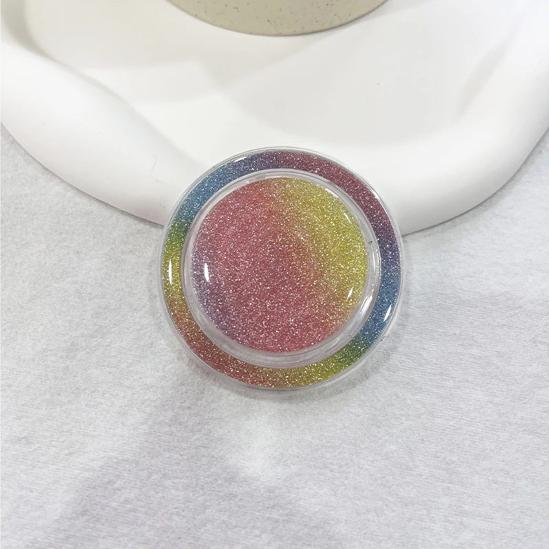 Y2K 3D Glitter สีสันรอบแม่เหล็กผู้ถือ Grip Tok Griptok ขาตั้งโทรศัพท์รองรับ iPhone 14 สําหรับ Pad Magsafe Smart Tok