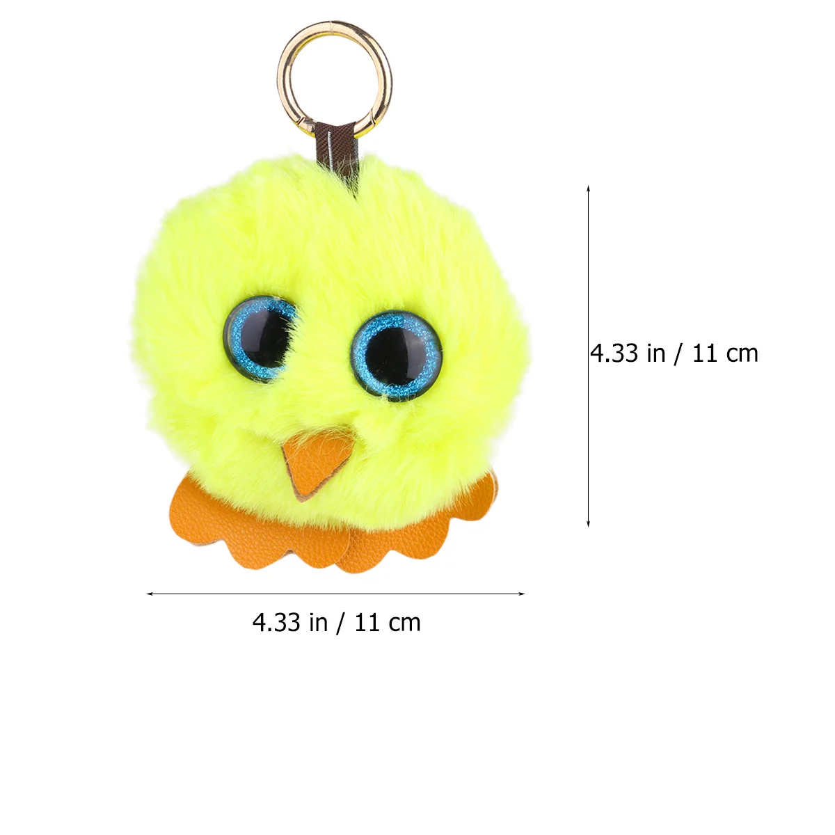 Porte-clés hibou jaune Unique pour femmes et filles, décoration de clé exquise, pendentif porte-cadeau de remise de diplôme