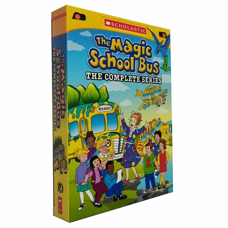 The Magic School Bus 52 Episodes Cartoon 8 Discs DVD Original Acoustic English